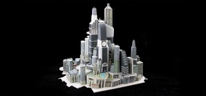 3D-Printed-Architectural-Model-Futuristic-Tower-City_1