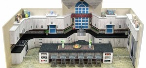 3D-Printed-Architectural-Model-Kitchen-Interior